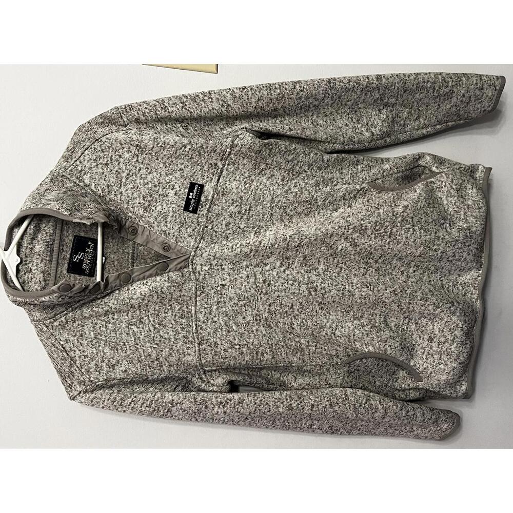 Simply Southern Men's Henley Sweater Size Large